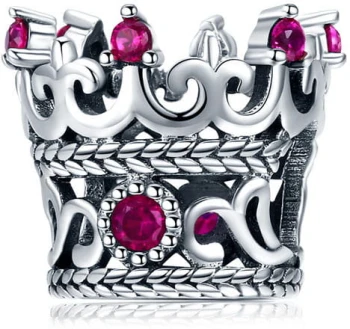 Charms Zawieszka Korona Zawieszka Srebro 925 Czerwiński