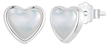 Kolczyki Srebrne - Subtelne Serduszka Czerwiński