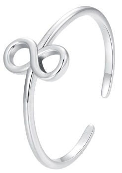 Pierścionek uniwersalny - Srebrna Nieskończoność Czerwiński