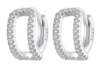 Kolczyki Srebro 925 - Dwie Linie Czerwiński