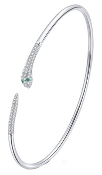 Bransoletka Srebrna 925 - Tajemniczy Wąż Czerwiński