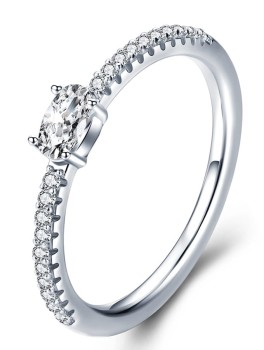 Srebrny Pierścionek - Srebrny Refleks Czerwiński