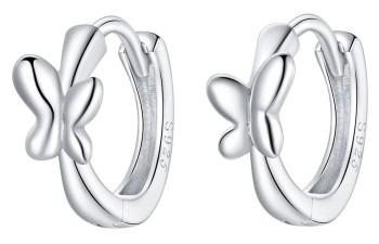 Srebrne Kolczyki - Subtelne Motyle Czerwiński