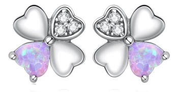 Srebrne Kolczyki - Niesamowite Koniczynki Czerwiński