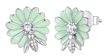 Srebrne Kolczyki - Owad Czerwiński