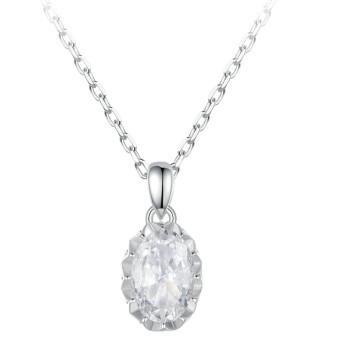 Naszyjnik Srebrny - Piękno Moissanitu Czerwiński