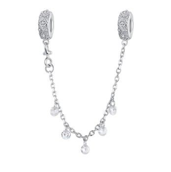 Charms Srebro 925 - Łańcuszek, separator Srebrny Deseń Czerwiński