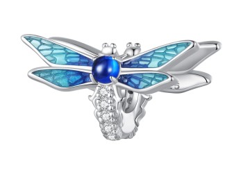 Charms Srebro 925 - Zalotna Ważka Czerwiński