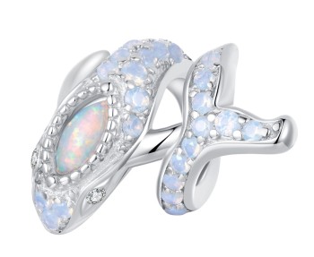 Charms Srebro 925 - Kolekcja Morska Bryza, Wieloryb Czerwiński