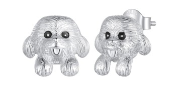 Kolczyki Srebro 925 - Pieski Czerwiński