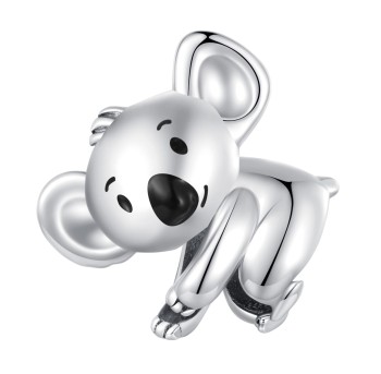 Charms Srebro 925 - Uśmiechnięty Koala Czerwiński