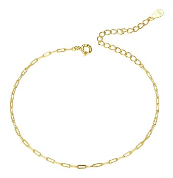 Bransoletka Srebrna 925 - Pozłacany Klasyk Czerwiński