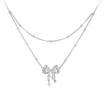 Naszyjnik Srebrny - Kokardka Czerwiński