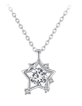 Naszyjnik Srebrny - Magiczna Gwiazda Czerwiński