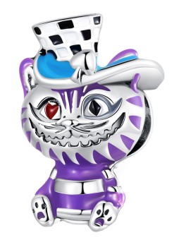 Charms Srebro 925 - Szalony Kot Czerwiński