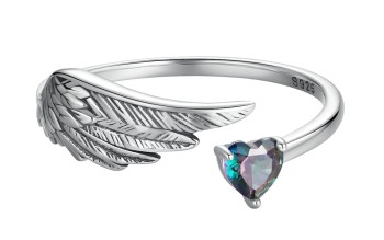 Pierścionek uniwersalny - Skrzydło Miłości Czerwiński