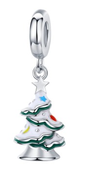 Charms Srebro 925 - Świąteczne Drzewo Czerwiński