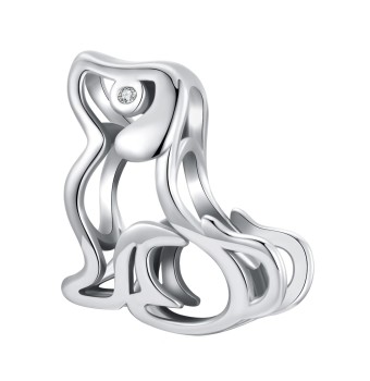 Charms Srebro 925 - Kolekcja Słodkie Pupile, Pies Czerwiński