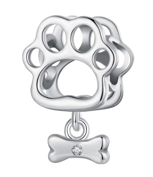 Charms Srebro 925 - Kolekcja Słodkie Pupile, Łapka Czerwiński