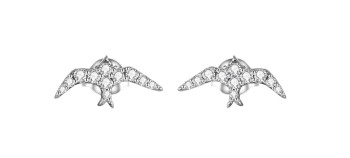 Srebrne Kolczyki - Małe Jaskółki Czerwiński