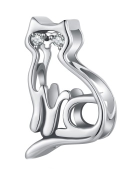 Charms Srebro 925 - Kolekcja Słodkie Pupile, Kotek Czerwiński