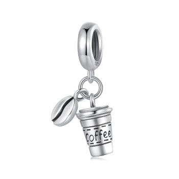 Charms Srebro 925 - Kubek Kawy Czerwiński
