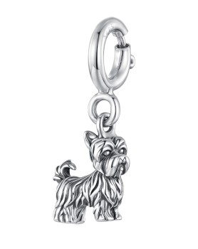 Charms Srebro 925 - York, Yorkshire terrier Czerwiński