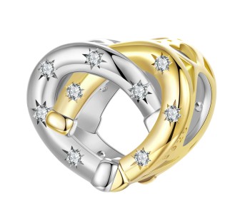 Charms Srebro 925 - Serce, Podkowa Czerwiński