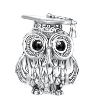 Charms Srebro 925 - Kolekcja Absolwenci, Sowa Czerwiński