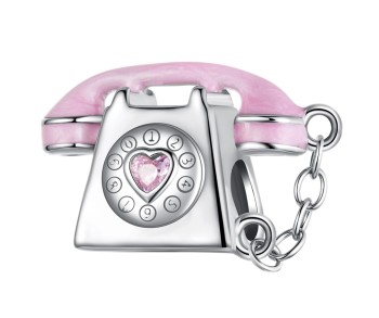 Charms Srebro 925 - Telefon Czerwiński