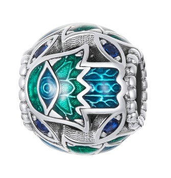 Charms Srebro 925 - Ręka Fatimy, Kula Czerwiński