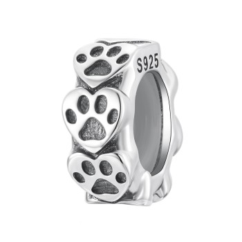 Charms Srebro 925 - Stoper, Urocze Łapki Czerwiński