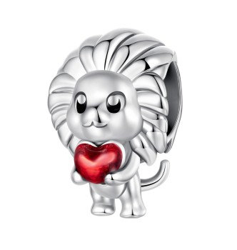 Charms Srebro 925 - Lew Czerwiński