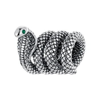 Charms Srebro 925 - Dziki Wąż