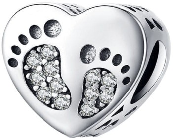 Charms Srebro 925 - Stópki Dziecka Czerwiński