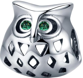 Charms Srebro 925 - Mądra Sowa Czerwiński