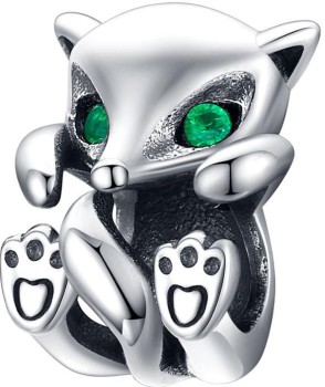 Charms Srebro 925 - Słodki Lisek Czerwiński