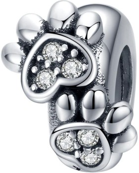 Charms Srebro 925 - Stopper Łapki Czerwiński