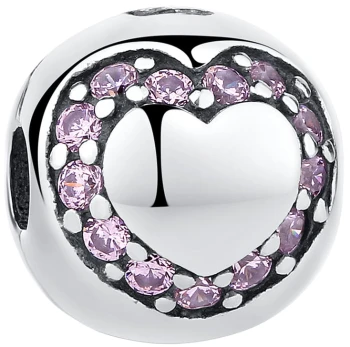 Charms Srebro 925 - Klips Serce w Kuli Czerwiński