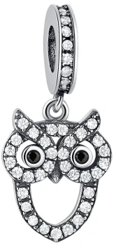 Charms Srebro 925 - Mała Sowa Czerwiński