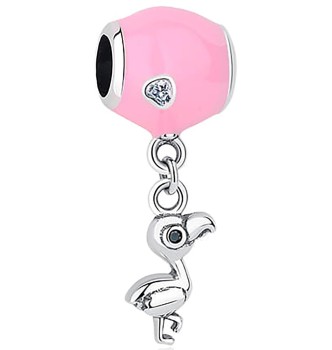 Charms Srebro 925 - Mały Flaming Czerwiński