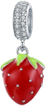 Charms Srebro 925 - Truskawka Czerwiński