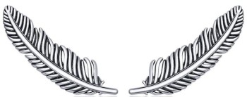 Kolczyki Srebro 925 - Piórka Czerwiński