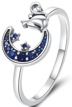 Pierścionek uniwersalny  -Kotek Nocą Czerwiński