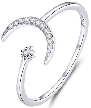 Pierścionek uniwersalny - Gwiazda i Księżyc Czerwiński