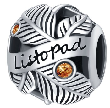 Charms Srebro 925 Limitowana Edycja by Czerwiński - MIESIĄC LISTOPAD
