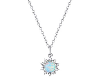 Naszyjnik Srebrny - Słońce Czerwiński