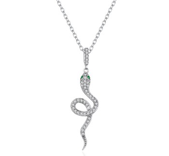 Naszyjnik Srebrny - Wąż Czerwiński