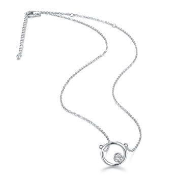 Naszyjnik Srebrny - Koło Czerwiński