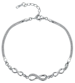 Bransoletka Srebrna 925 - Znaki Nieskończoności Czerwiński